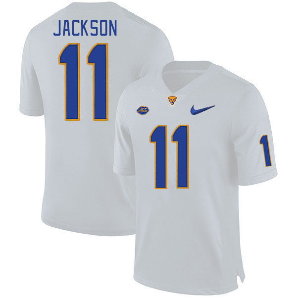 Pitt Panthers #11 Dane Jackson College Football Jerseys Stitched Sale-White